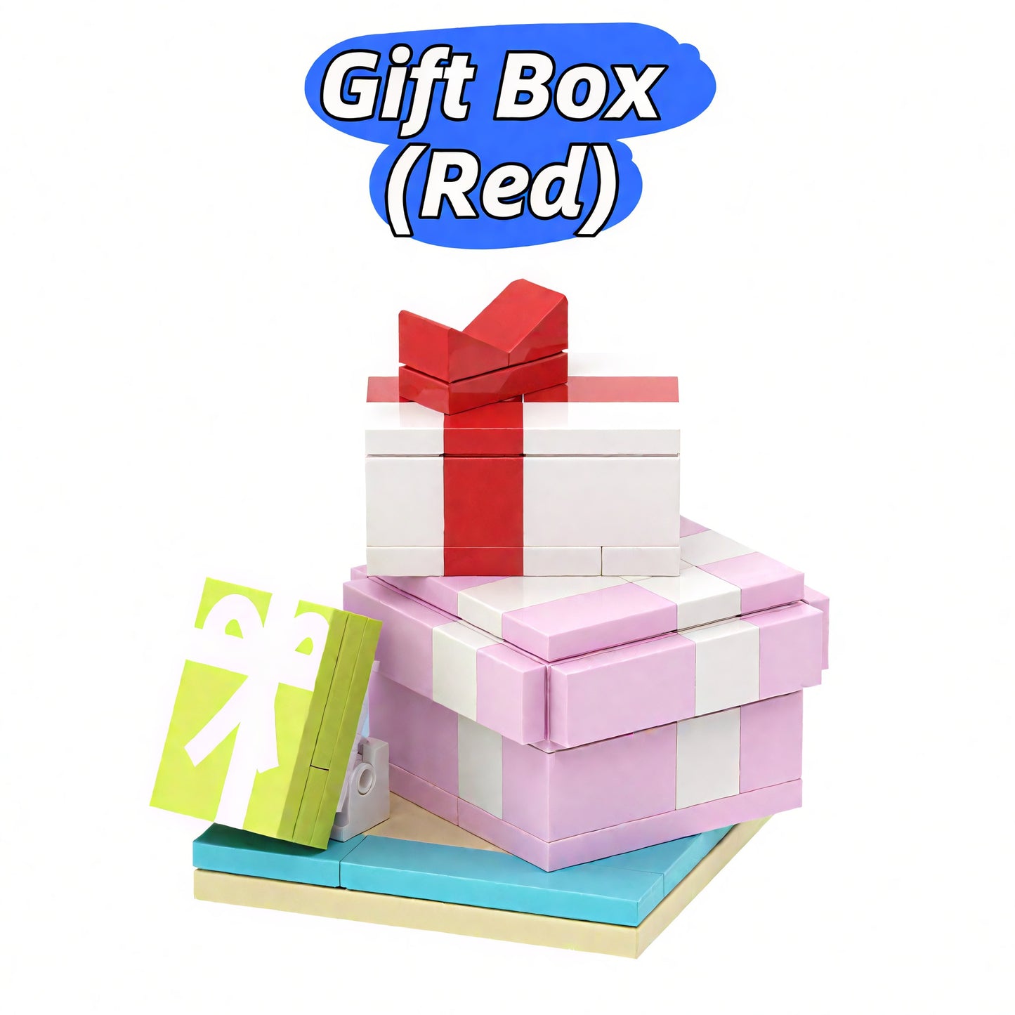 Custom Photo Block Scene Accessories - Separate Shipping (Order with Figurine)