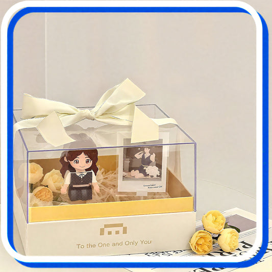 Transparent Acrylic Display Case-Gift Giving Priority