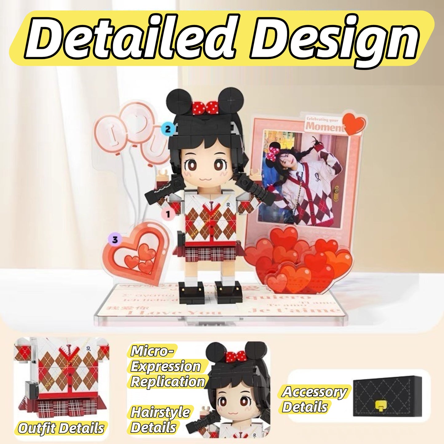 Custom Photo Building Blocks Figurine for girlfriend Who Has Everything