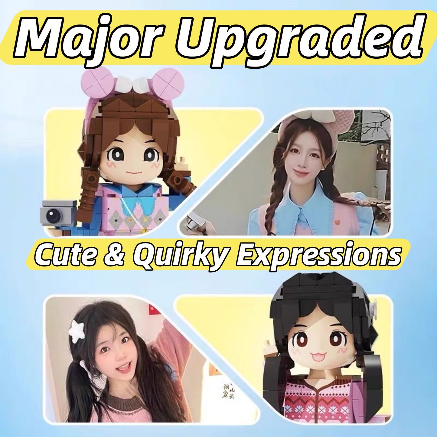 Custom Photo Building Blocks Figurine for girlfriend Who Has Everything