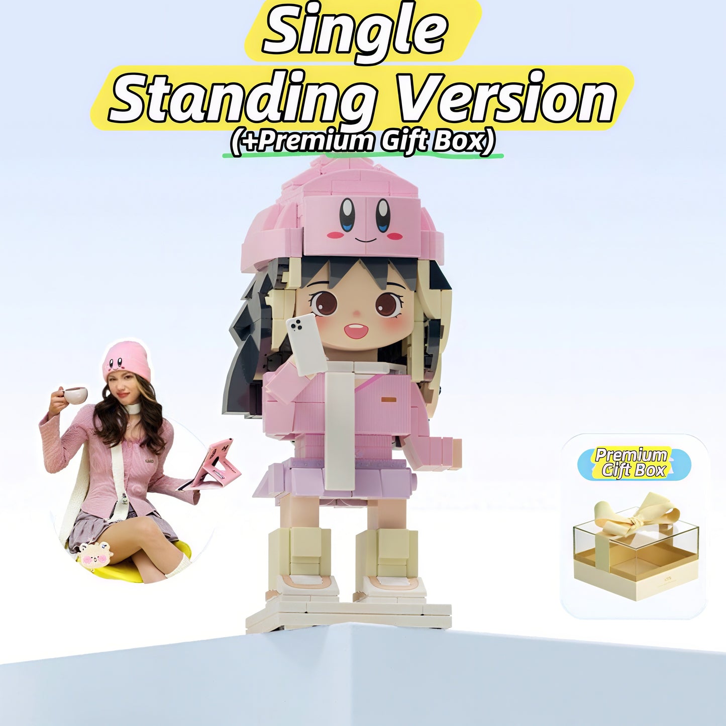 Custom Bestie & Couple Building Block Figurine -Birthday & Anniversary Gift