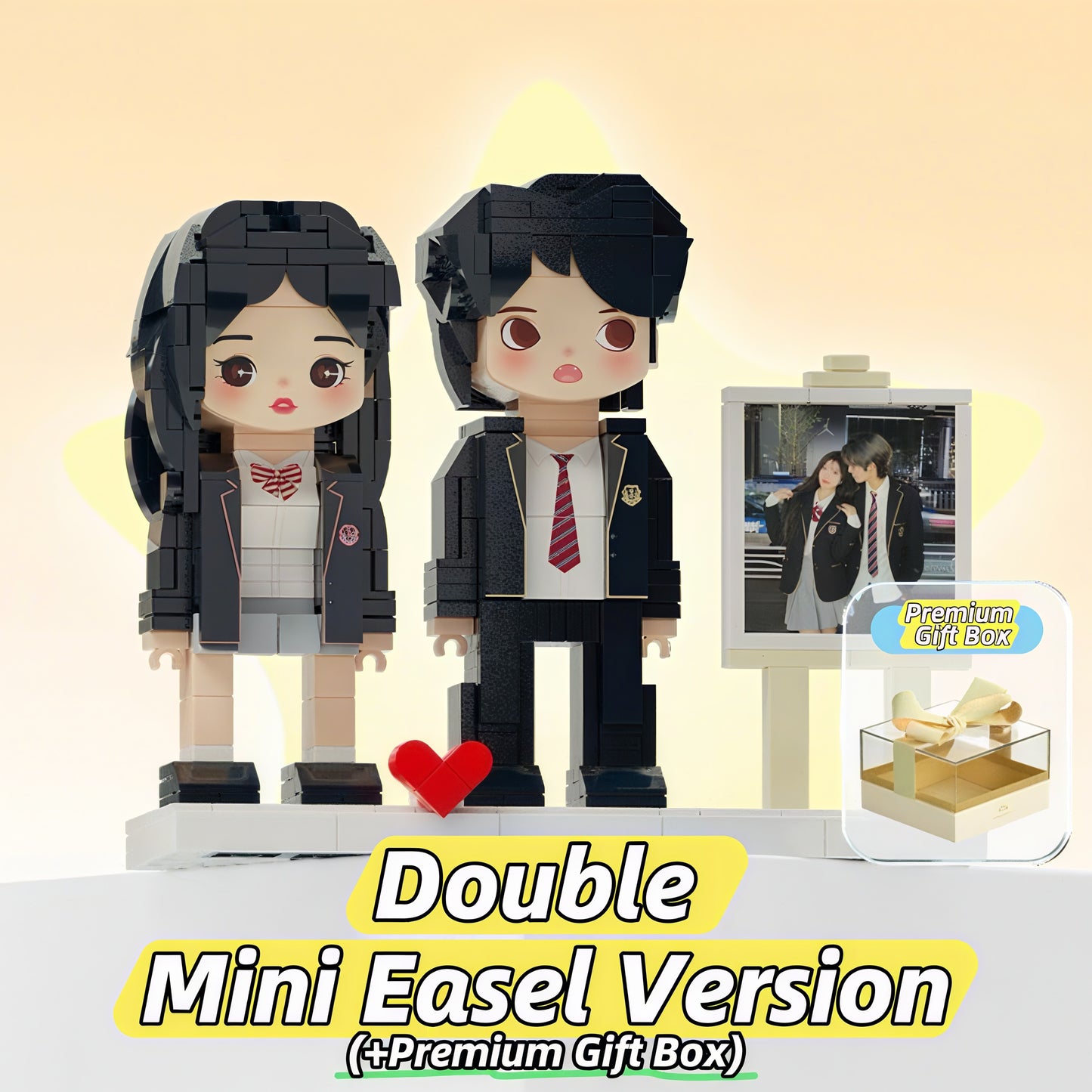 Custom Bestie & Couple Building Block Figurine -Birthday & Anniversary Gift