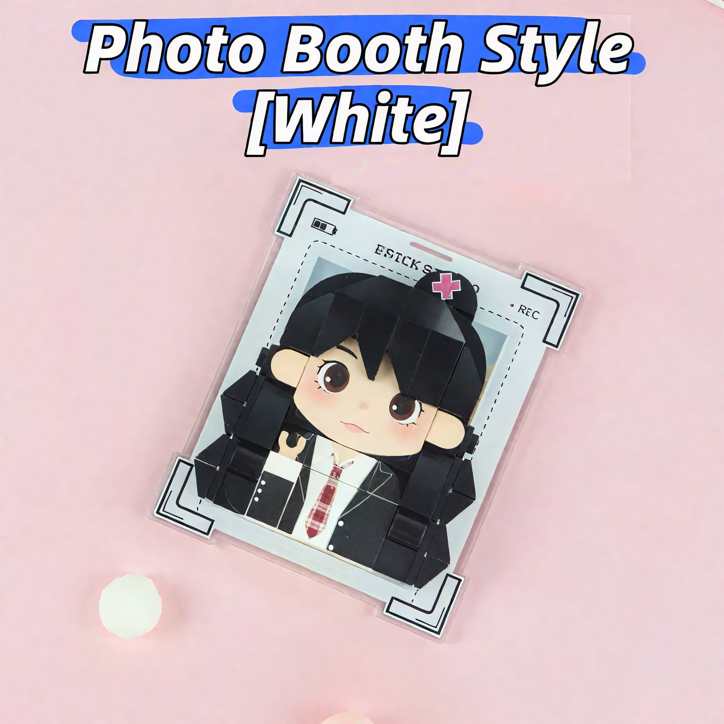Custom Fridge Magnet-Custom Photo Building Block Figurine - Birthday & Graduation Gift