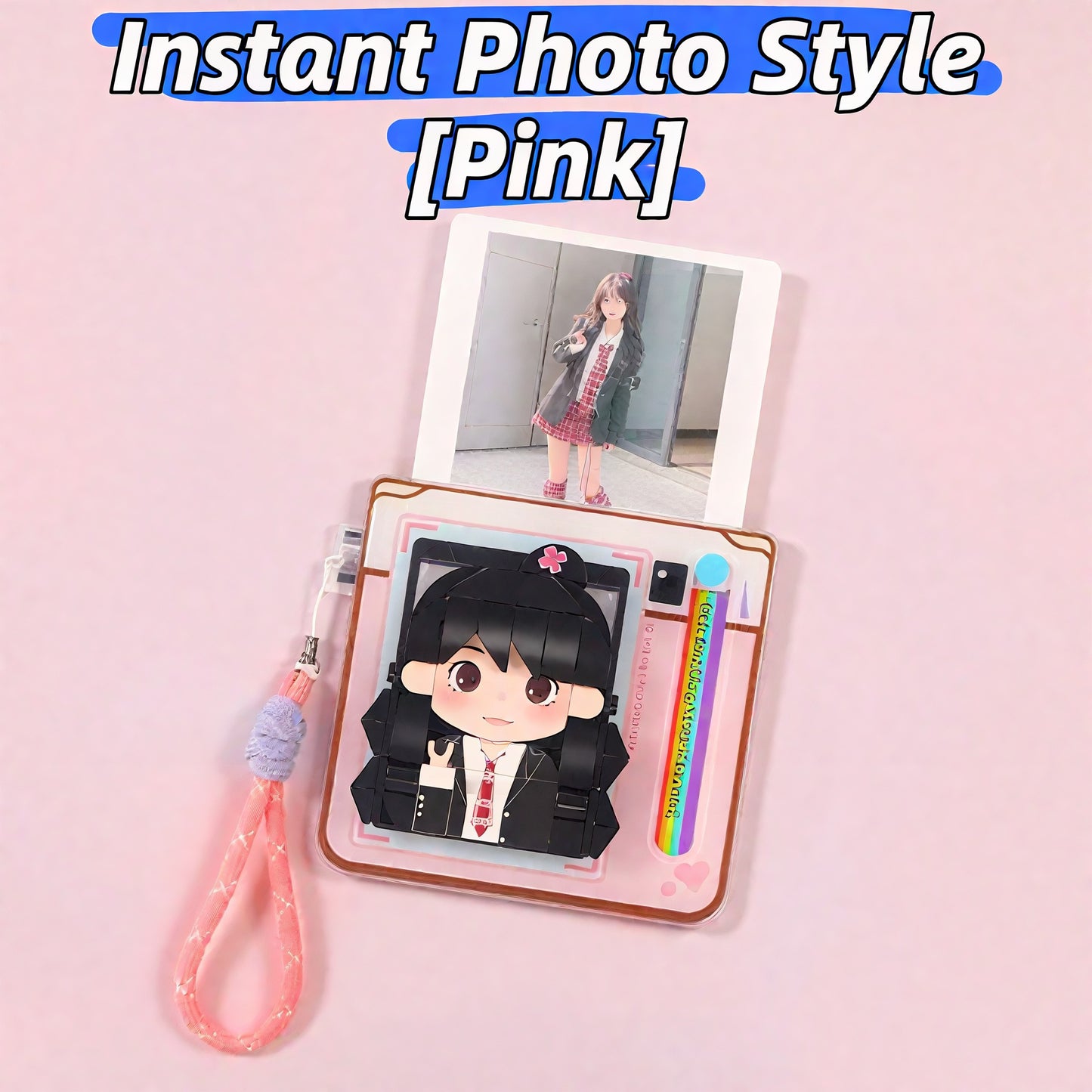 Custom Fridge Magnet-Custom Photo Building Block Figurine - Birthday & Graduation Gift