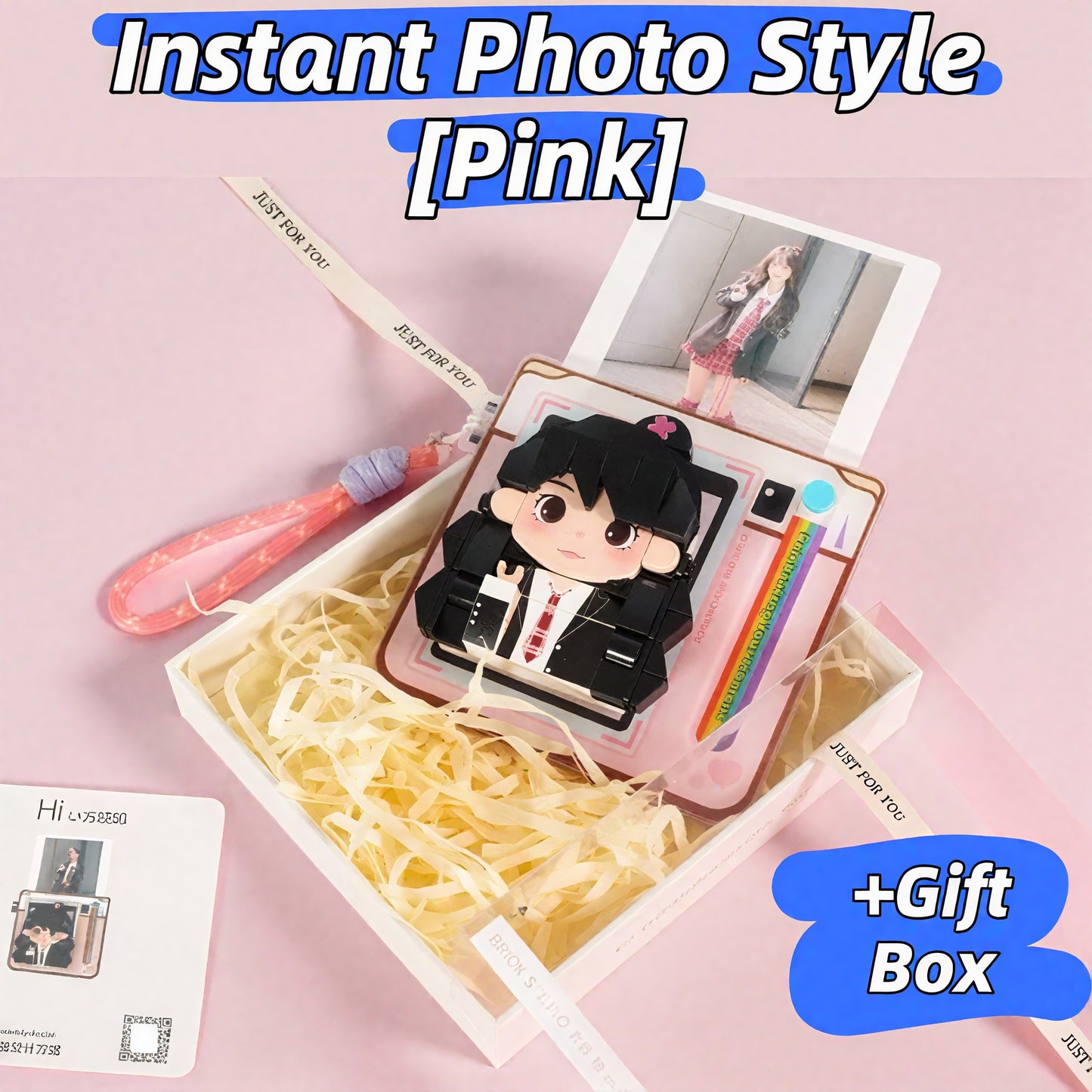 Custom Fridge Magnet-Custom Photo Building Block Figurine - Birthday & Graduation Gift