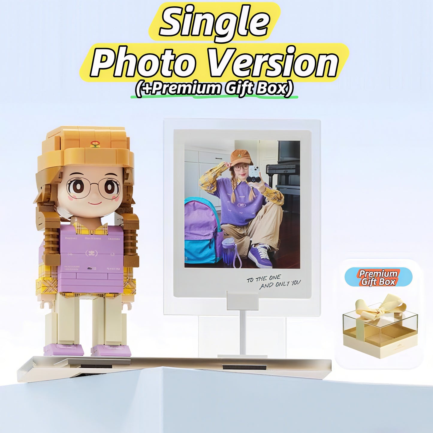 Custom Photo Building Blocks Figurine for girlfriend Who Has Everything