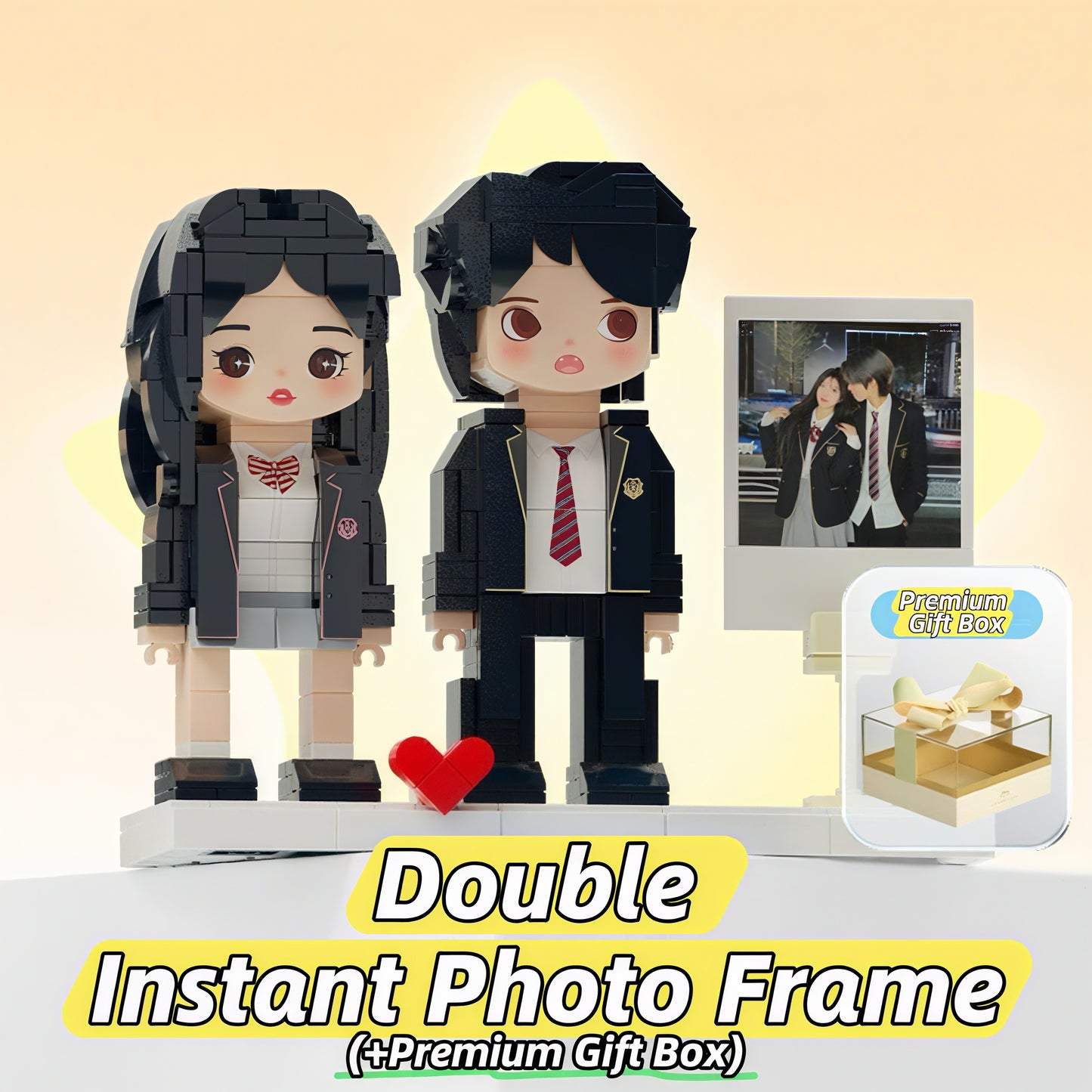 Custom Bestie & Couple Building Block Figurine -Birthday & Anniversary Gift