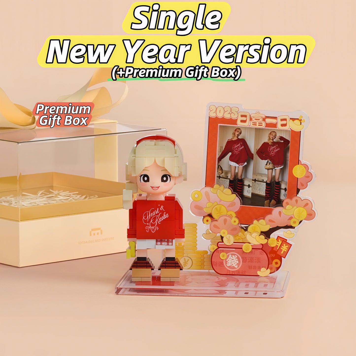 Custom Photo Building Blocks Figurine for girlfriend Who Has Everything