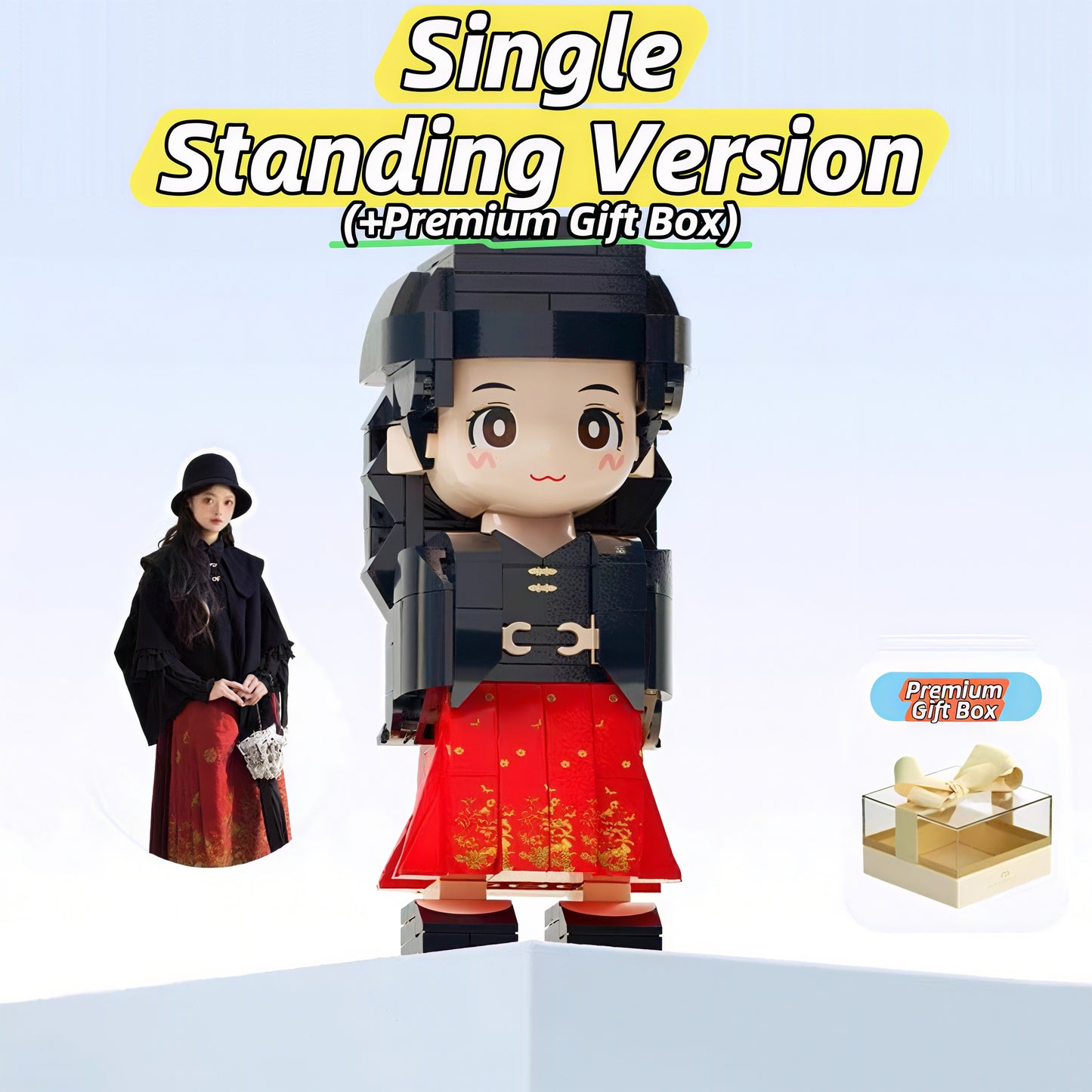 Custom Photo Building Blocks Figurine for girlfriend Who Has Everything